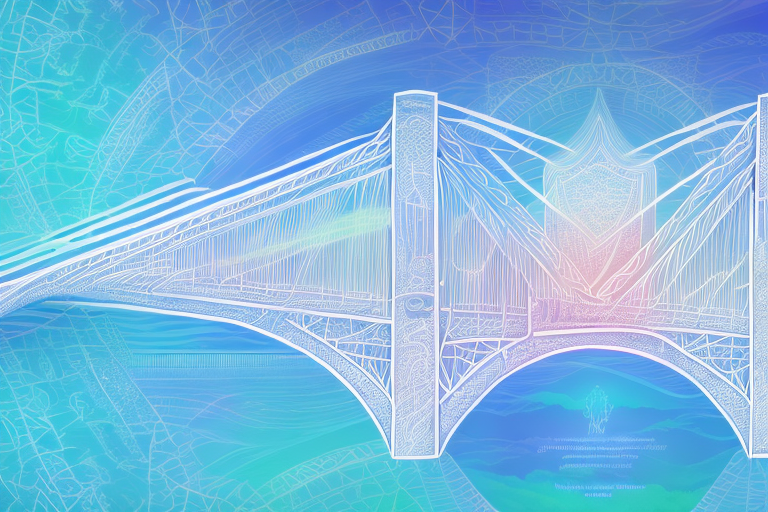 A dreamscape featuring a bridge connecting the physical and spiritual realms