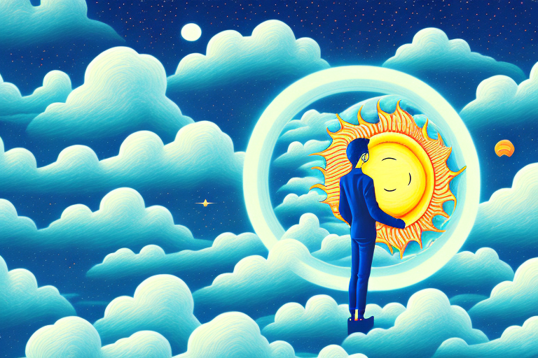 A person in a dreamlike state