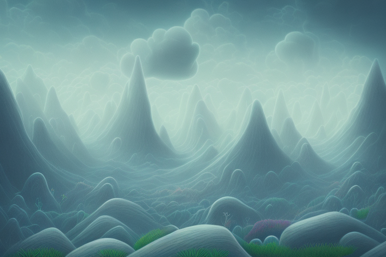 A landscape with a dream-like atmosphere