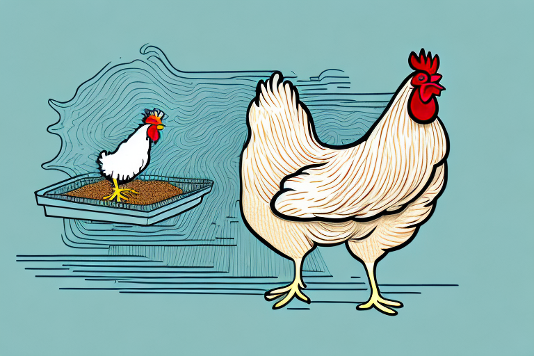 A chicken being saved from a dangerous situation