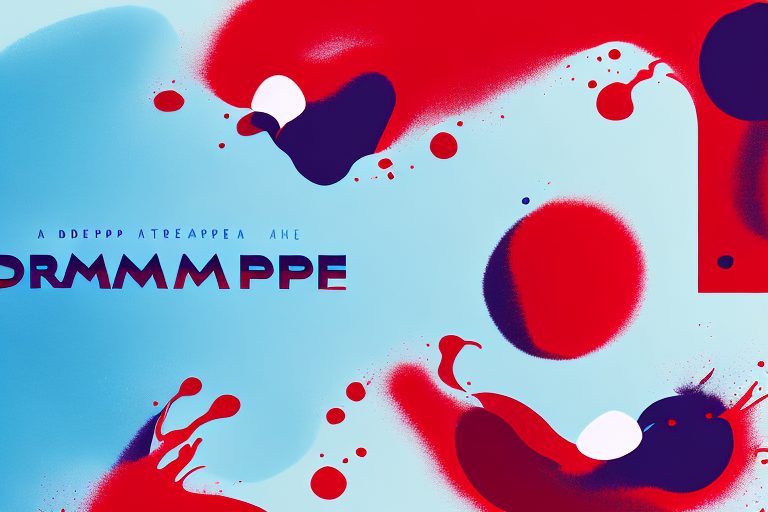 A dreamscape featuring a pool of deep red liquid