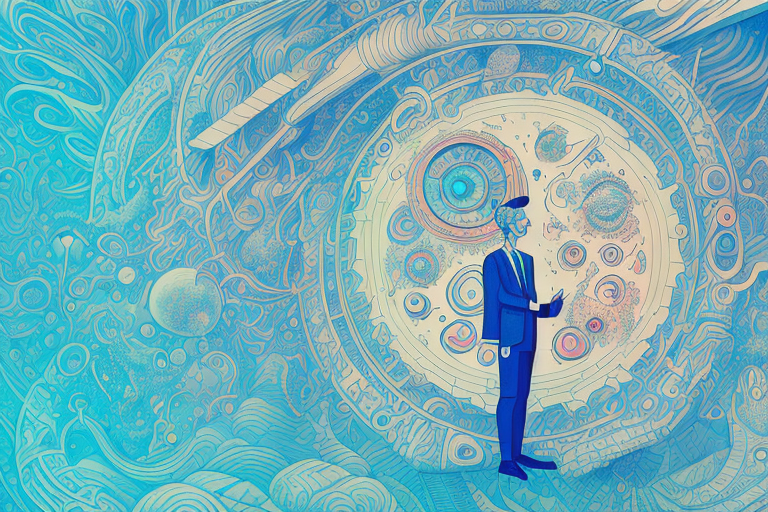 A person in a dream-like state