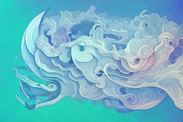 A dreamscape featuring a shapeshifting creature