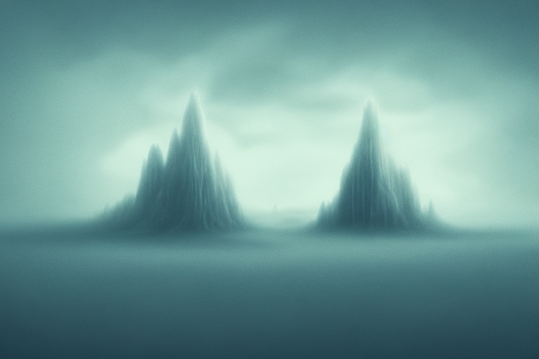 A dreamscape with a large