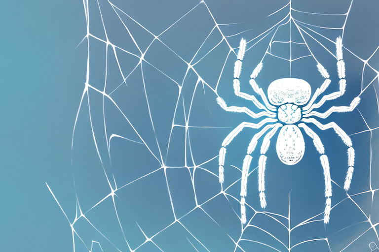 A spider in a dream-like setting