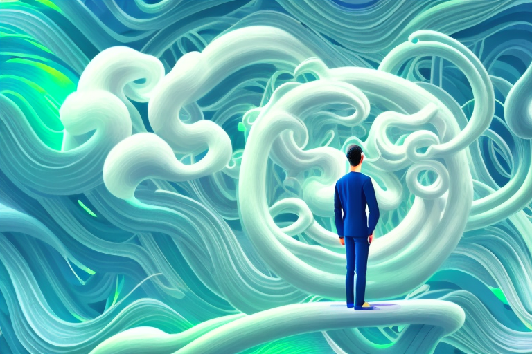 A person in a dream-like state