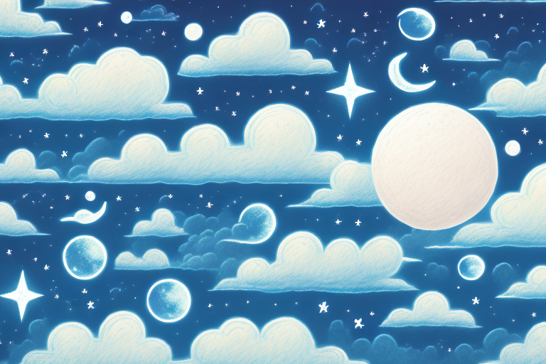 A dreamscape with clouds