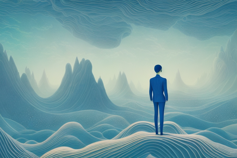 A person in a dream-like state