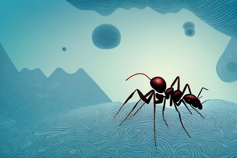 An ant dreaming