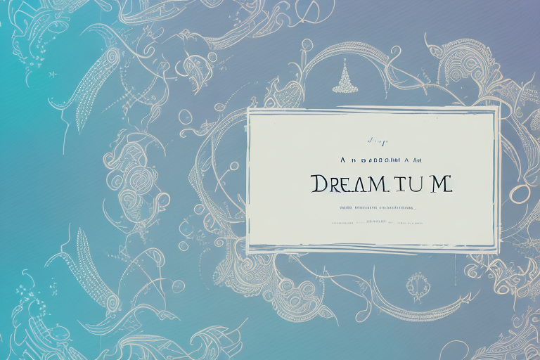 A dream-like setting with a wedding-themed backdrop