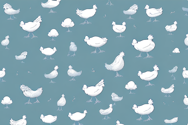 A dreamy landscape filled with baby chickens
