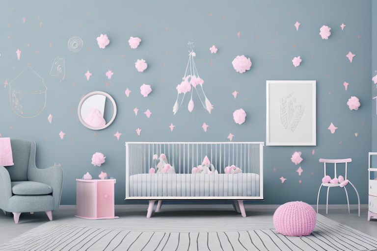 A baby girl's room