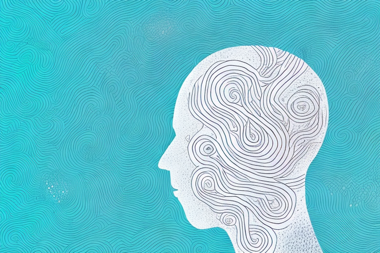 A bald spot on a head with a dreamy