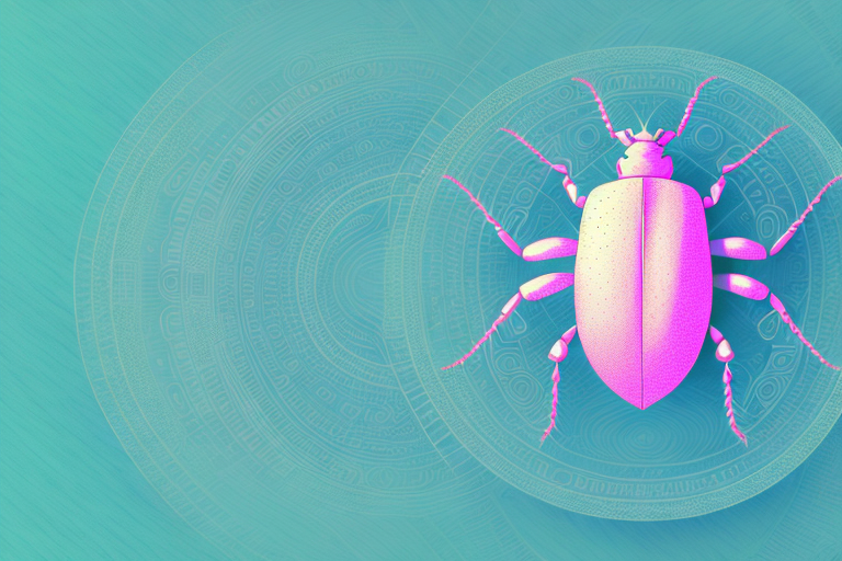 A beetle in a dream-like setting