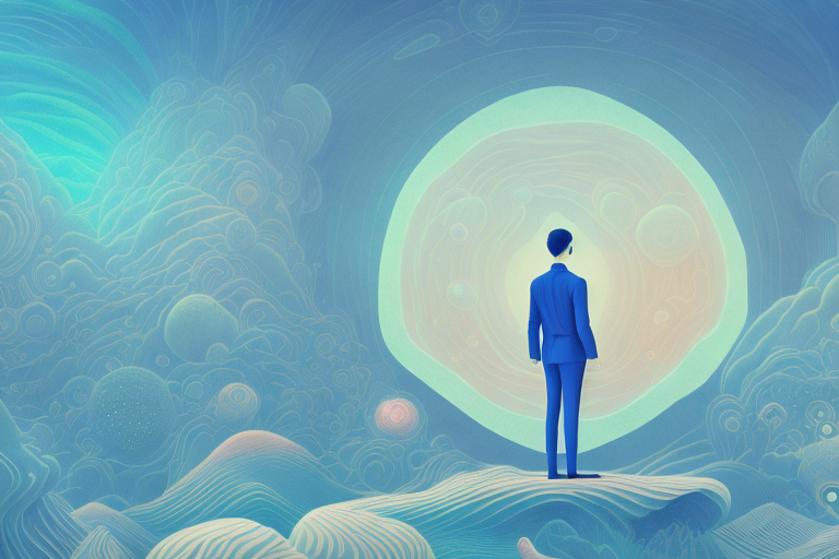 A person in a dreamlike state