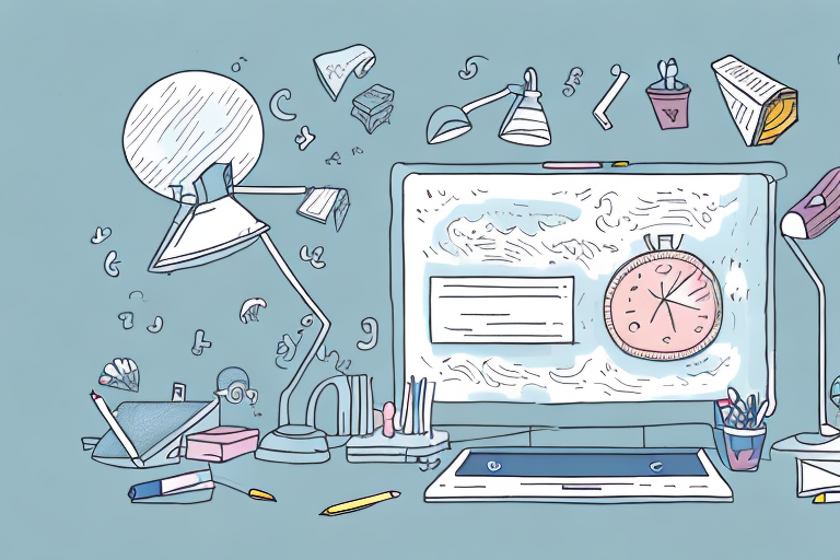 A student's desk