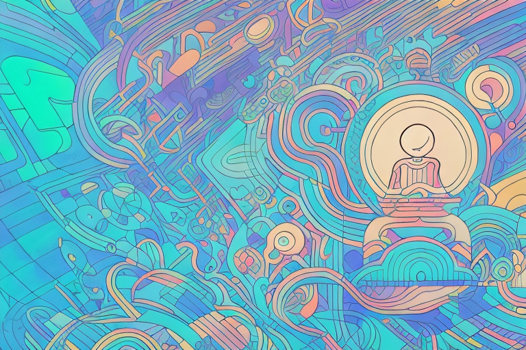 A person in a dreamlike state