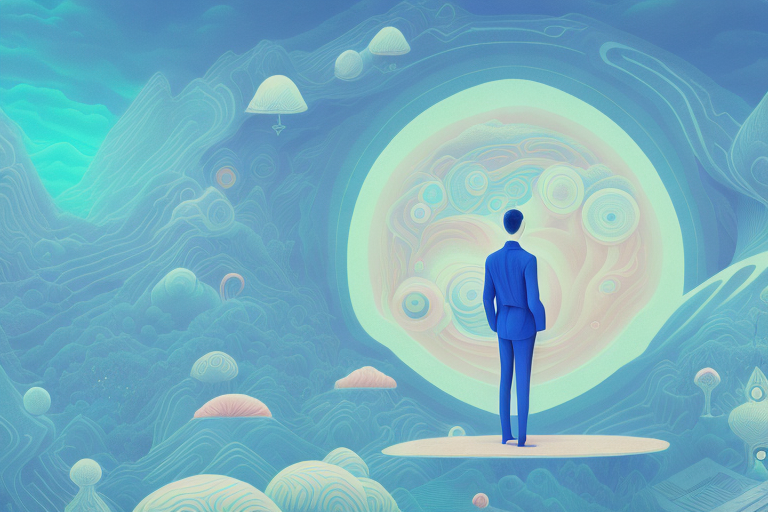 A person in a dreamlike state