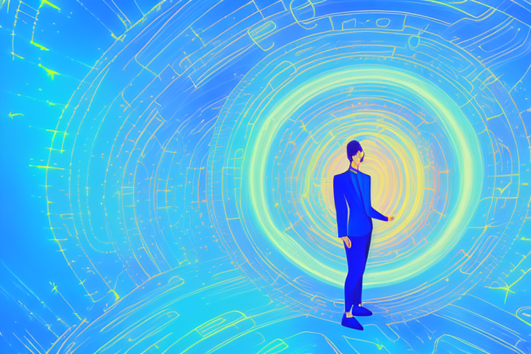 A person in a dream-like state