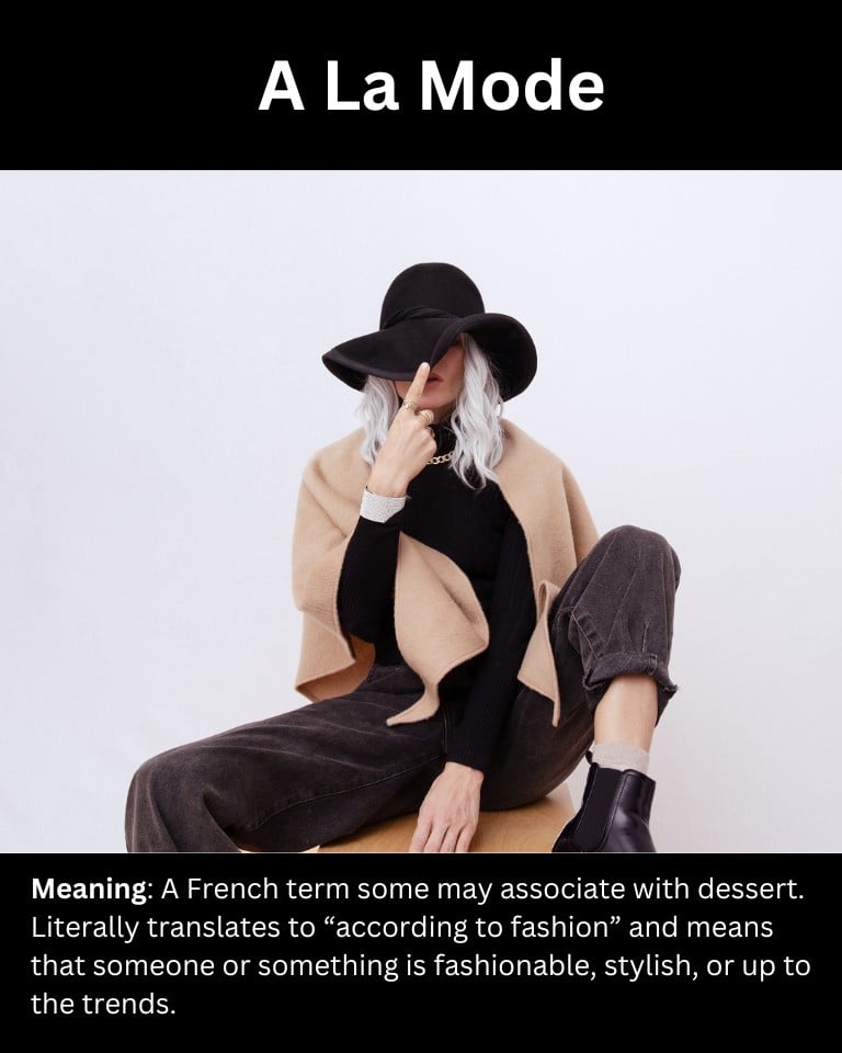 A La Mode