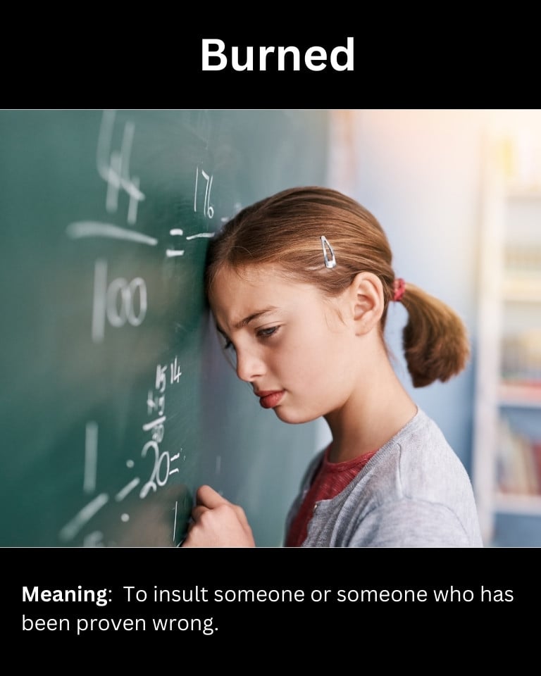 Burned