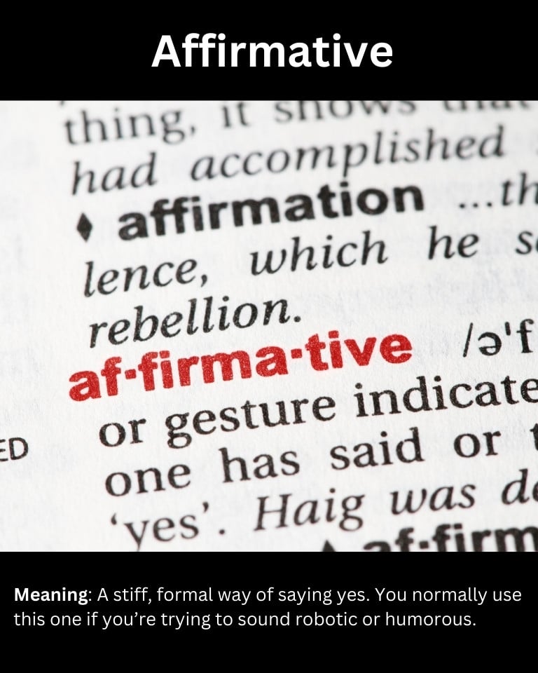 Affirmative Affirmative