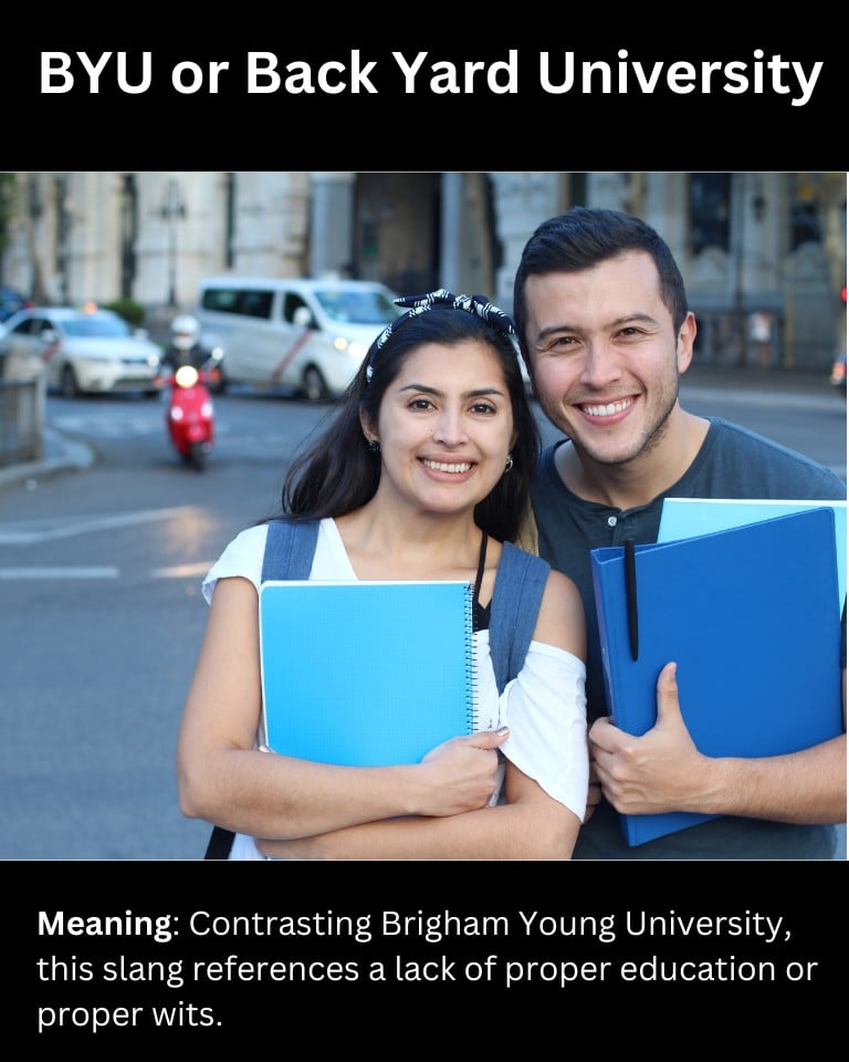 BYU or Back Yard University BYU or Back Yard University