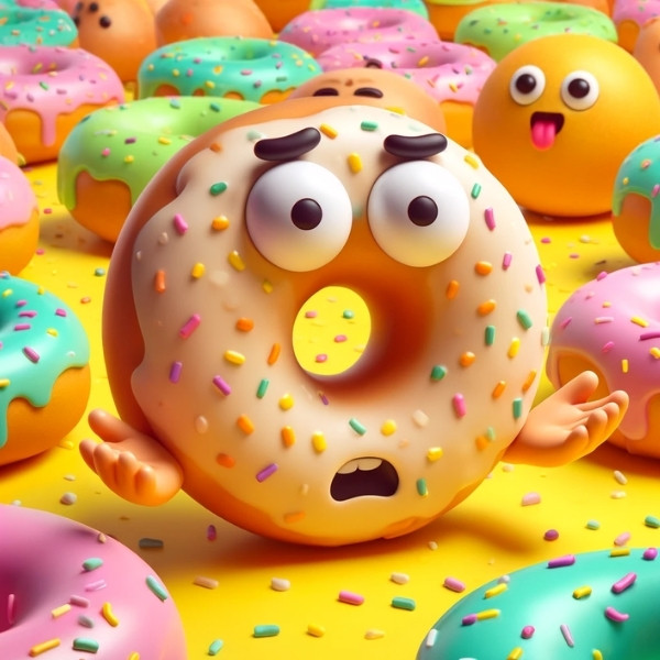 A day without a donut is like... just kidding, I have no idea