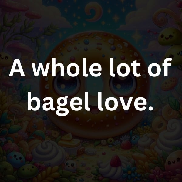 A whole lot of bagel love