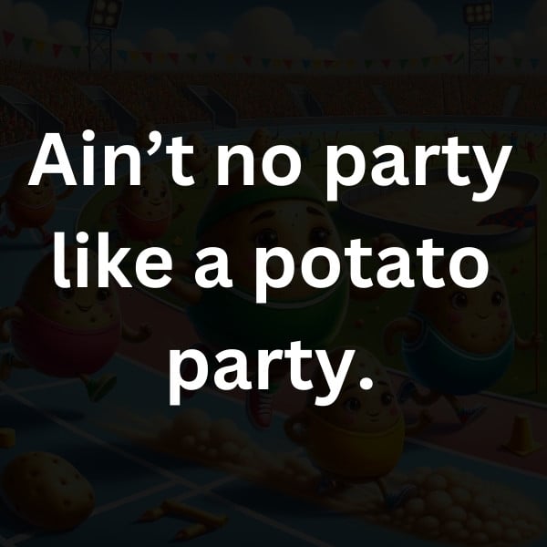 Ain’t no party like a potato party