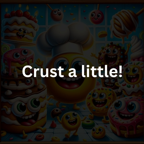 Crust a little!
