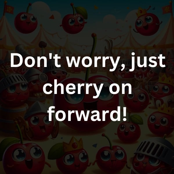 Don't worry, just cherry on forward!