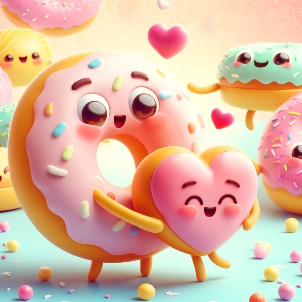 Donut go breaking my heart, unless you break it with a donut