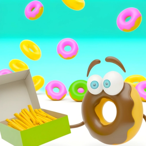 Exercise_ I thought you said extra fries... and donuts
