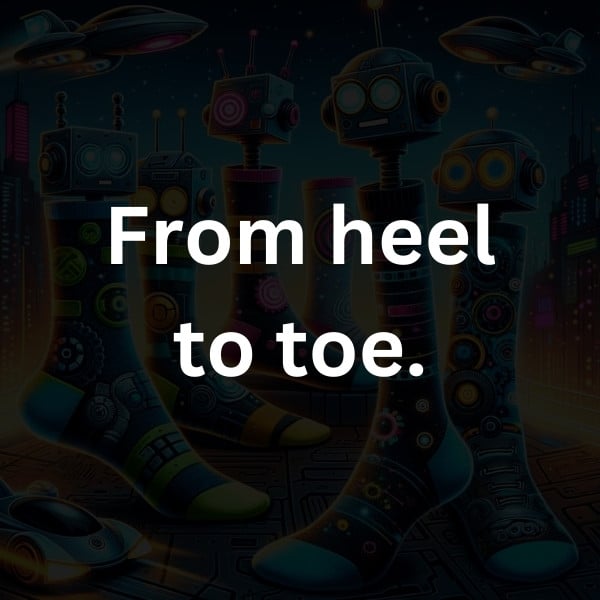 From heel to toe