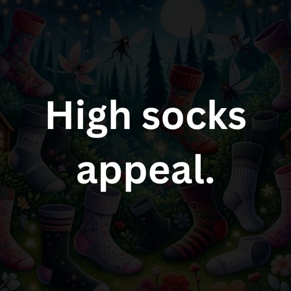 High socks appeal