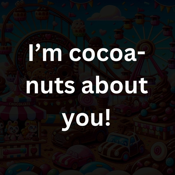 I’m cocoa-nuts about you