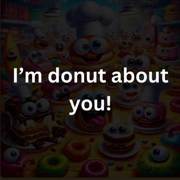 I’m donut about you!
