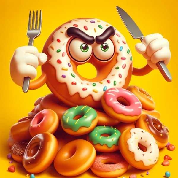 I'm in the mood for a little donut destruction
