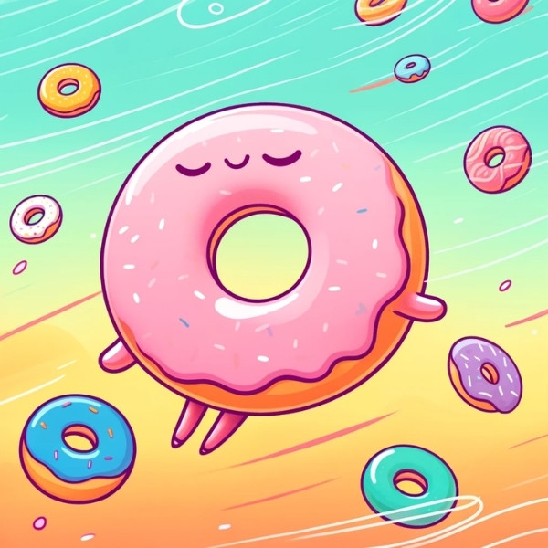 I'm just a donut in the wind