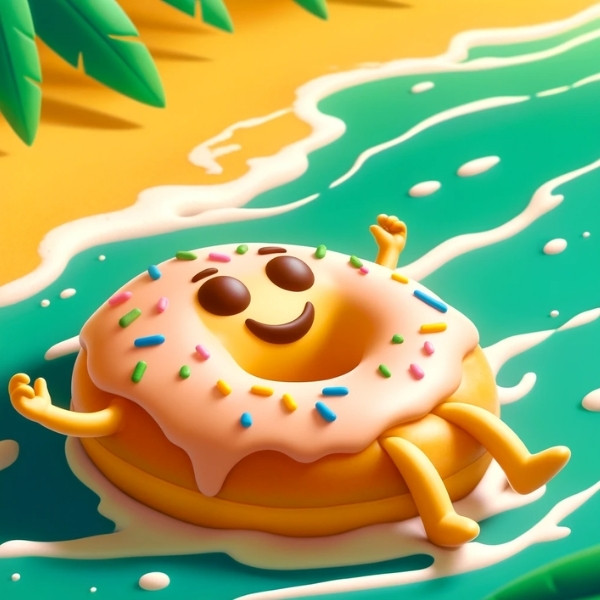 I'm just doughing with the flow