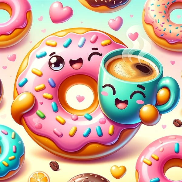 I'm just here to espresso my love for donuts