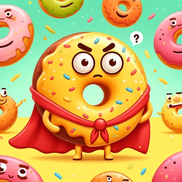 I'm not a hero, I'm a glazed and confused donut lover