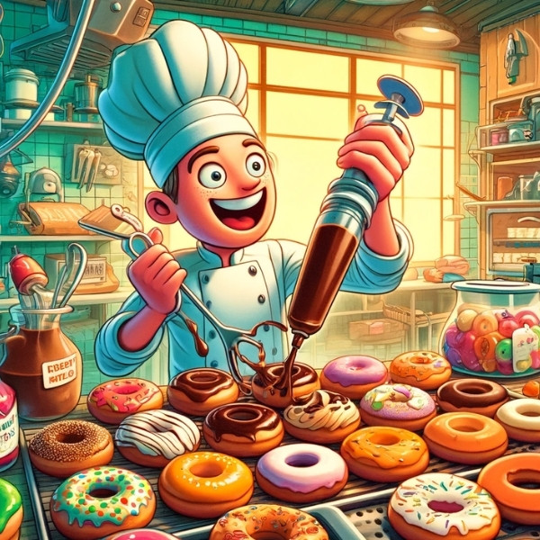 I'm not just filling time, I'm filling donuts
