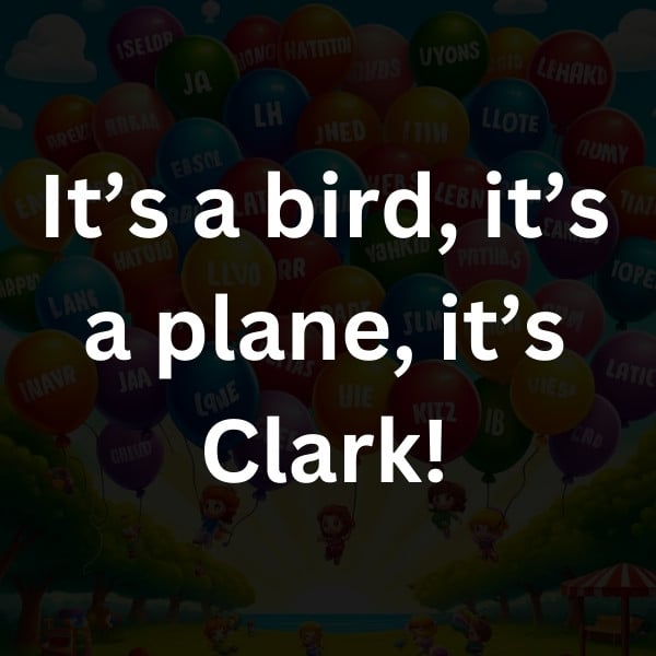 It’s a bird, it’s a plane, it’s Clark!