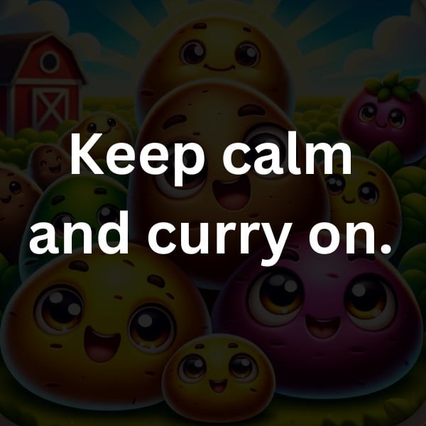 Keep calm and curry on