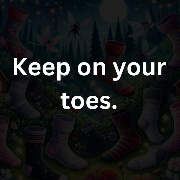 Keep on your toes