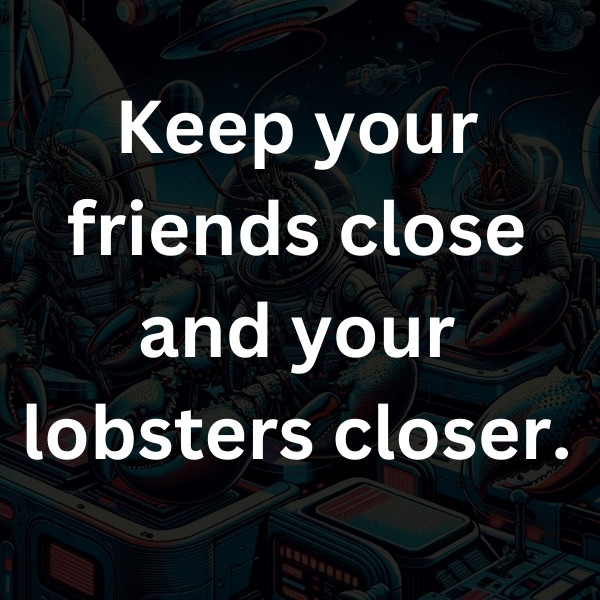 Keep your friends close and your lobsters closer