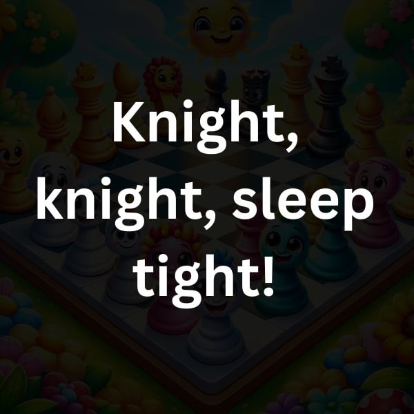 Knight, knight, sleep tight!