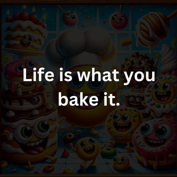 Life is what you bake it